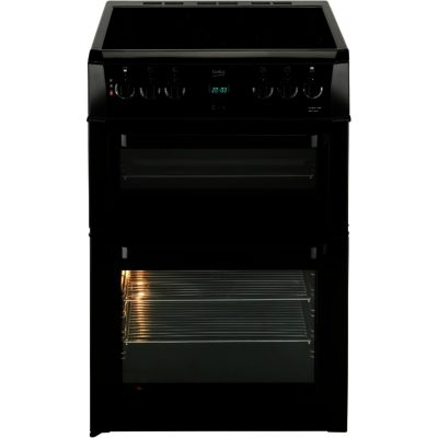 Beko BDVC664K 60cm Double Oven Electric Ceramic Cooker in Black